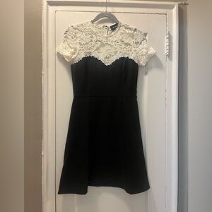 The Kooples Paris Mini Lace Top Dress
